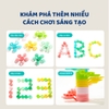 Bộ khối xếp chồng chủ đề cây trí tuệ
