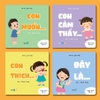 Bộ 4 Sách Song Ngữ Bé Học Kĩ Năng Giao Tiếp: Con Muốn, Con Cảm Thấy, Con Thích, Đây Là… - Lionbooks