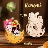 Lồng Đèn Gỗ Trung Thu Mẫu Mới 2024 Lalamoon - Bộ Kit DIY Tự Vẽ và Làm Đèn Trông Trăng - Lalala Baby