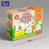 (1A) Đồ chơi giáo dục Steam giải câu đố - Khóa Logic level 1A bé từ 3 4 tuổi - Hiệu Foxi