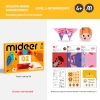 Đồ chơi thủ công gấp giấy 3 cấp độ - mideer level up brain gamebook Let's origami - Hộp 50 tờ