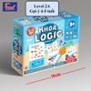 Đồ chơi giáo dục Steam giải đố song ngữ AV - Khóa Logic level 2A bé 4 5 tuổi - Hiệu Foxi