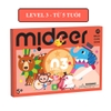 (L3) Đồ chơi mỹ thuật thủ công Tranh tô màu, vẽ sáng tạo 3 cấp độ - mideer Level Up Brain Gamebook -Let's Paint Level 3