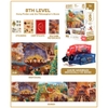 Bộ Ghép Hình Harry Potter cấp độ 8 gồm 3 tranh 210 - 225 - 240 mảnh - Từ 8 tuổi - puzzle level 8 TOI