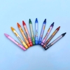 Bút sáp màu crayons 10 màu hộp nhựa nắp gập - CR-C07 10 màu - colokit Thiên Long