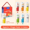 Màu vẽ bằng tay Finger Paint  6 color - MD4165 (6 tuýp/1 hộp), hiệu: Mideer