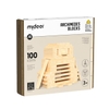 Đồ chơi thanh gỗ Domino xếp hình sáng tạo Mideer Archimedes City Blocks cho bé - 100 pcs color
