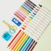 Bộ bút màu cho bé Mideer Portable Art Gift Box 6 in 1, hộp bút nghệ sĩ kèm kéo gọt bút keo dán
