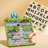 Đồ Chơi Bảng Nam Châm Mê Cung Bãi Đỗ Xe và Chữ Cái Mideer Magnetic Maze Parking Lot MD1518