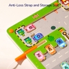 Đồ Chơi Bảng Nam Châm Mê Cung Bãi Đỗ Xe và Chữ Cái Mideer Magnetic Maze Parking Lot MD1518