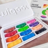 Bộ 12 Bút Màu Hữu Cơ Làm Bằng Sáp Ong Hình Hạt Đậu - Mideer Peas Crayons - 12 Colors