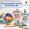 (36 Màu) Hộp Tròn Dây Rút Bút Sáp Lụa Mềm Mượt Thân To Dễ Tô Loại Mới Mau Khô - Mideer Silky Quick-dry Crayon