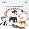 Bộ mô hình động vật hoang dã 15 con vật - mideer Animal Toys Set 15Pcs