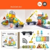 Đồ chơi nam châm ánh sáng cầu vồng xây dựng 36 chi tiết - Mideer Magnetic Tiles Little Architect 36 pcs