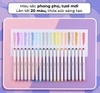 Bút lông màu rửa được washable fiber pens - 20 màu Pastel - SWM-C008 20 màu - colokit Thiên Long
