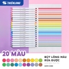Bút lông màu rửa được washable fiber pens - 20 màu Pastel - SWM-C008 20 màu - colokit Thiên Long