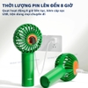 Quạt cầm tay cho bé loại sạc điện cổng USB có dây treo hình khủng long - mideer portable silence fan-you