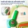 Quạt cầm tay cho bé loại sạc điện cổng USB có dây treo hình khủng long - mideer portable silence fan-you