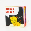 Con gì làm gì - Sách vải sơ sinh nhỏ 12x12 cm Pipo