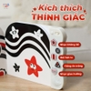 Sách Âm Thanh Kiêm Thẻ Gấp Dích Dắc Zigzag Cho Trẻ Sơ Sinh Luyện Kích Thích Thị Giác Và Phát Triển Tri Não Lalalook Look At Your Friends (Đen - Trắng - Đỏ): Bé 0-6 Tháng
