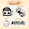 Sách âm thanh Lalala baby Lalalook easy - Đồ chơi giáo dục sớm cho trẻ sơ sinh phát triển thị giác thính giác - lalala baby