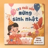Sách In Được Tên Bé 123 Thổi Nến Mừng Sinh Nhật - Bìa Cứng Song Ngữ Anh Việt - Lionbooks