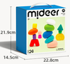 (24 màu) Đồ Chơi Đất Sét Nặn Tự Khô Dùng 1 Lần - Mideer Airy Fun Clay - 24 Colors