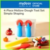 Dụng cụ chơi đất nặn (MD3395) bộ 4 món Mideer Dough Clay Tool