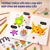 Bộ 60 tờ Giấy vẽ A4 (không kèm màu) loại dày mặt nhám dùng được cho nhiều chất liệu mideer doodle drawing b00k 60 sheets