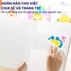 Bộ 60 tờ Giấy vẽ A4 (không kèm màu) loại dày mặt nhám dùng được cho nhiều chất liệu mideer doodle drawing b00k 60 sheets