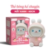 Thỏ bông kể chuyện áo hồng mắt xanh loại to size 40cm - Tân Việt