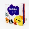 Thú cưng - Sách vải sơ sinh nhỏ 12x12 cm Pipo -