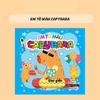 Sách Em tô màu CapyBara - Thư giãn (sticker tặng kèm) Việt Thư