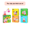 (Xanh lá) Thư viện yêu thích của tớ - Hộp Peppa Pig - Tân Việt