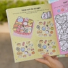 Combo cuốn Sách Thế giới của trà sữa Boba + Bánh Cupcake xinh xắn - Sách tô màu tương tác Tân Việt