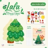 Bộ Bóc Dán Cây Thông 3D - Đồ Chơi Trang Trí Noel Giáng Sinh DIY Tự Làm Cho Bé - Lalala baby