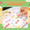Bộ Chấm Vẽ Tranh Vân Tay Diệu Kỳ Gồm Tập Tô 41 Tờ và 7 Màu - Đồ Chơi Cho Bé Sáng Tạo - LalalaBaby