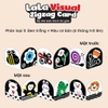 Thẻ gấp visual mẫu mới màu sắc (số 3) lalala baby