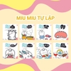 (P1) Miu Miu tự lập - Sách bộ Ehon - 8 cuốn song ngữ kĩ năng sống (Đi ị, dọn tủ giày, đi tắm, thay răng sữa ..)