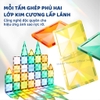 (33pcs MD1641) Xếp hình nam châm ánh sáng 33 miếng Xây Dựng mideer Colorful Magnetic Tiles - City Hero Squad