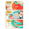 Bộ ghép hình cây thông 3D đồ chơi trang trí Noel Giáng Sinh có đèn nhạc nhấp nháy - Puzzle Busy Christmas Workshop mideer