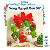 Bộ đô chơi tự làm vòng nguyệt quế trang trí Giáng Sinh Nodel - Mideer DIY Christmas wreath MD1528