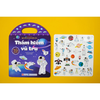 Thám hiểm vũ trụ - Bóc dán sticker sử dụng nhiều lần - Đinh Tị