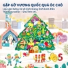 Bộ xếp hình ghép tranh cây thông Giáng Sinh Noel - mideer Christmas Tale Shaped Puzzle - Bộ Nutcracker Kingdom