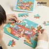 Đồ Chơi Xếp Hình Ghép Tranh Mideer - Puzzle 4 in 1: Transportation - Bộ gồm 4 hộp nhỏ gồm 12-16-24-35 mảnh