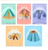 Đồ chơi thủ công tô màu và gấp tạo mẫu váy công chúa thời trang có dây treo trang trí - Mideer paper craft coloring cards - My fashion showcase