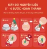 Bộ tự làm quả cầu tuyết đón Giáng Sinh có đèn LED - độ tuổi từ 5T - Đồ chơi trang trí Noel Christmas Crystal ball hãng TOI