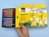 Bút sáp màu crayons 24 màu hộp giấy - CR-C09 24 màu - colokit Thiên Long
