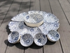 Bộ khay mặt trời hoa xanh HV (7 món)