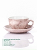 Bộ tách + đĩa Capu màu MT 220ml